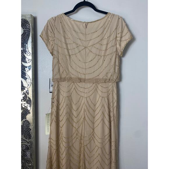 NWT ADRIANNA PAPELL DRESS GOWN 8P BRIDESMAID EVENING FORMAL WEDDING GUEST - Picture 11 of 15